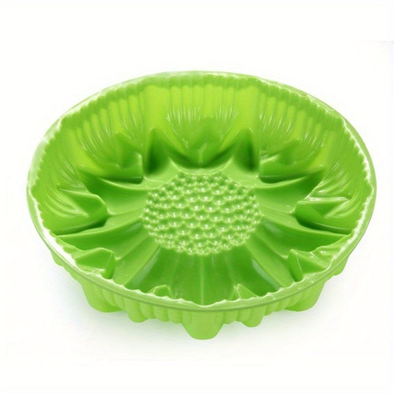 1pc Large Silicone Sunflower Shape Pastry Cake Mold Baking Tools Kitchen Accessories Random Color 10.24 Inch