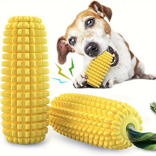 1pcs Dog Toy, Dog Chew Toy for Aggressive Chewers, Tough Durable Squeaky Interactive Dog Toy, Puppy Teeth Chew Corn Cob Toy for Small Large Breeds