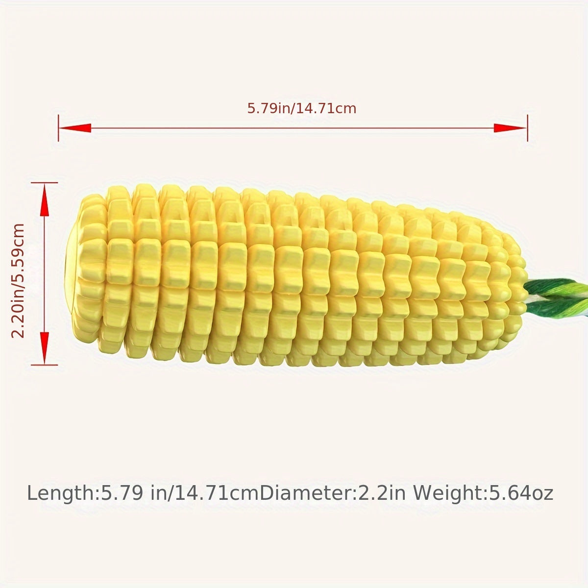 1pcs Dog Toy, Dog Chew Toy for Aggressive Chewers, Tough Durable Squeaky Interactive Dog Toy, Puppy Teeth Chew Corn Cob Toy for Small Large Breeds