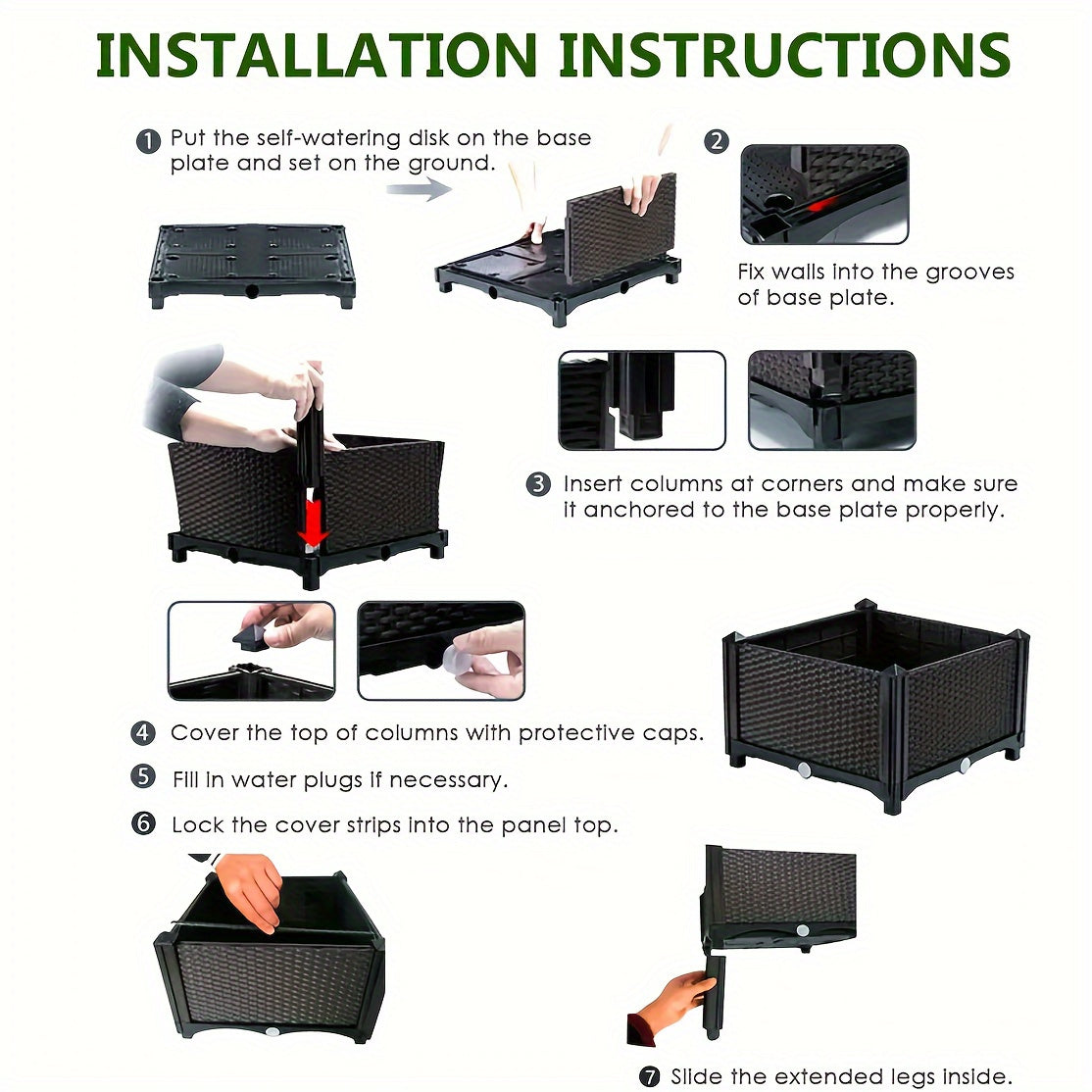 1pc C4 Corner-Fitting Turtle Habitat - DIY Reptile Breeding Box, High-Quality PP Material, Ideal for Amphibians & Tortoises