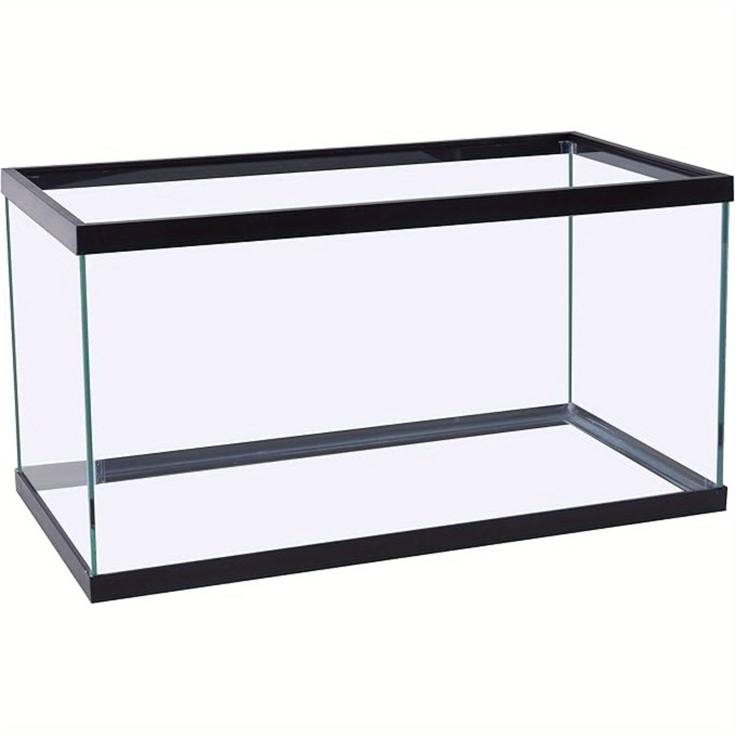 Aquarium 10 Gallons, Rectangular Fish Tank, Transparent Glass Tank