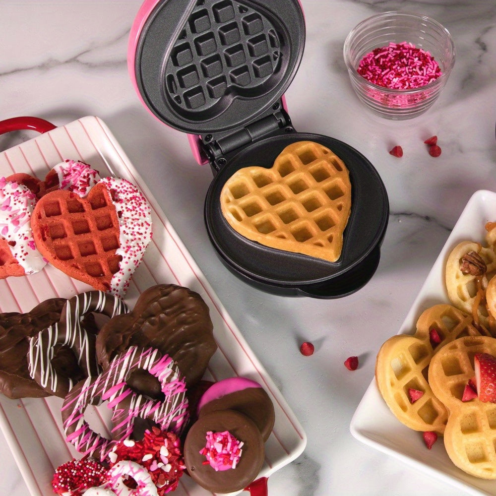 Heart Waffle Maker GIFT-GIVING: Perfect gift for weddings, birthdays, holidays, college living and more