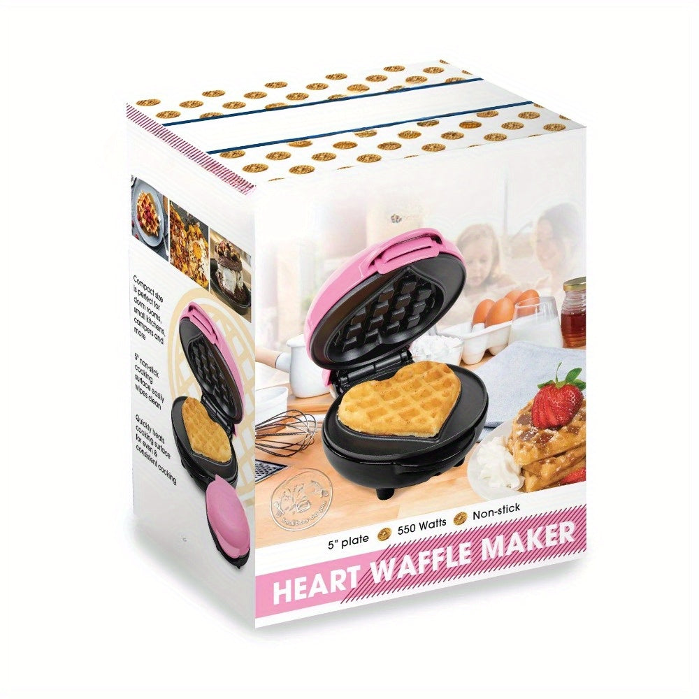 Heart Waffle Maker GIFT-GIVING: Perfect gift for weddings, birthdays, holidays, college living and more