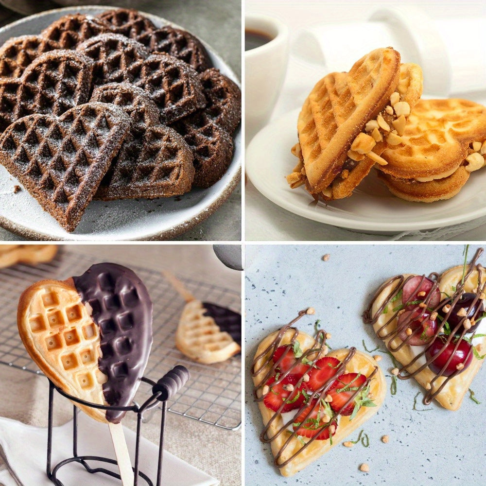 Heart Waffle Maker GIFT-GIVING: Perfect gift for weddings, birthdays, holidays, college living and more