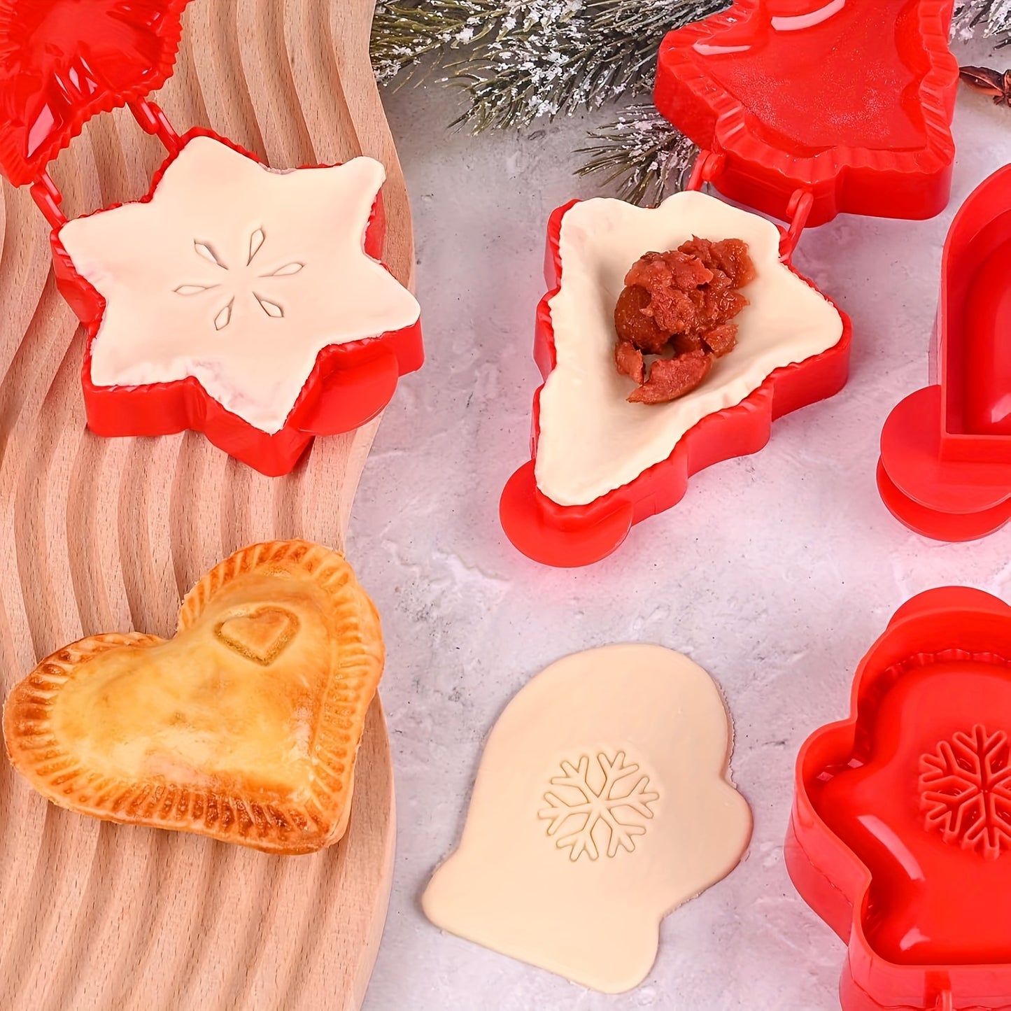 Cross-Border New Products Christmas Cookiemoulds Apple Pie Pie Mold Christmas Cookie Mold