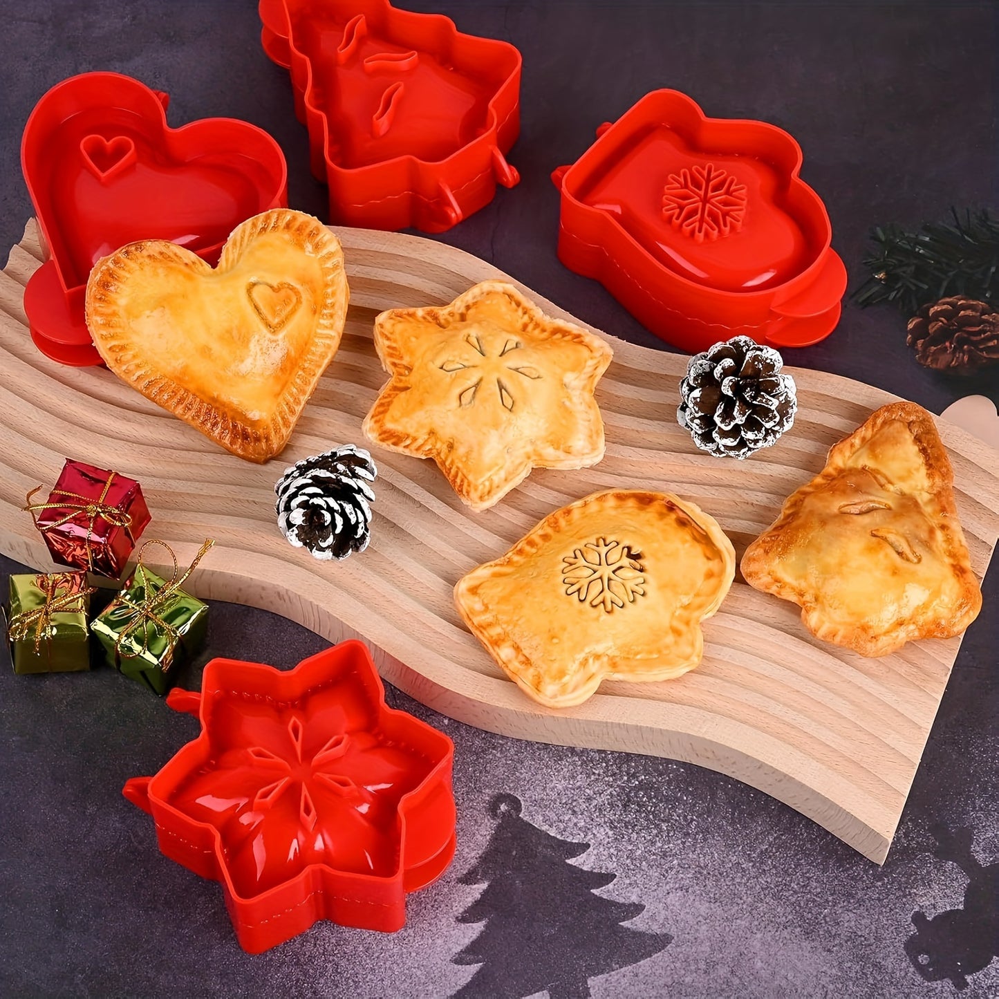 Cross-Border New Products Christmas Cookiemoulds Apple Pie Pie Mold Christmas Cookie Mold