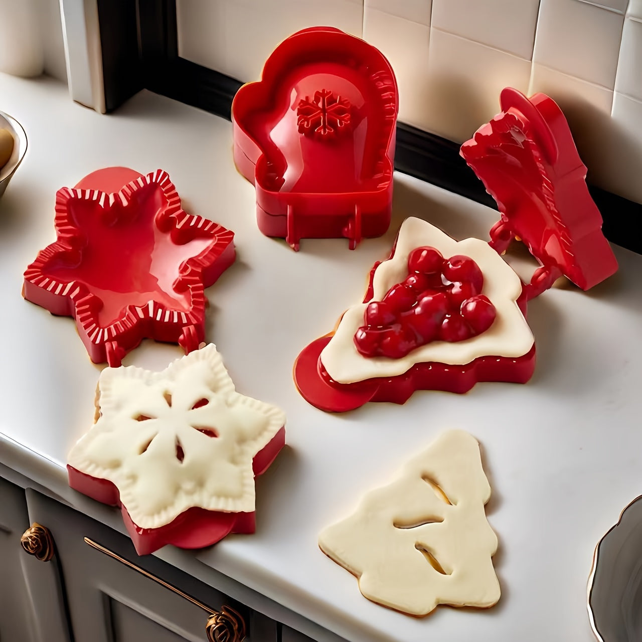 Cross-Border New Products Christmas Cookiemoulds Apple Pie Pie Mold Christmas Cookie Mold