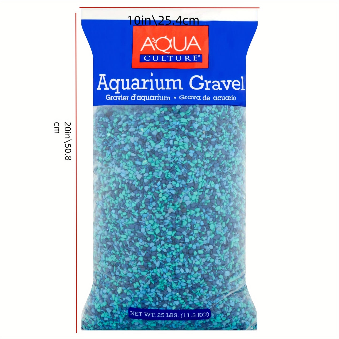 Aquarium Gravel, Caribbean, 25 lb