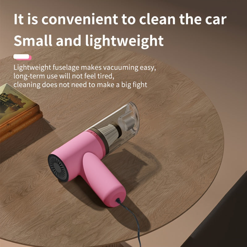 12V Portable Handheld Car Vacuum Cleaner - Vacuums for Pet Owners, Small Debris, and Crumbs Removal - Includes Accessory Kit with Crevice Tool, Brush, and More