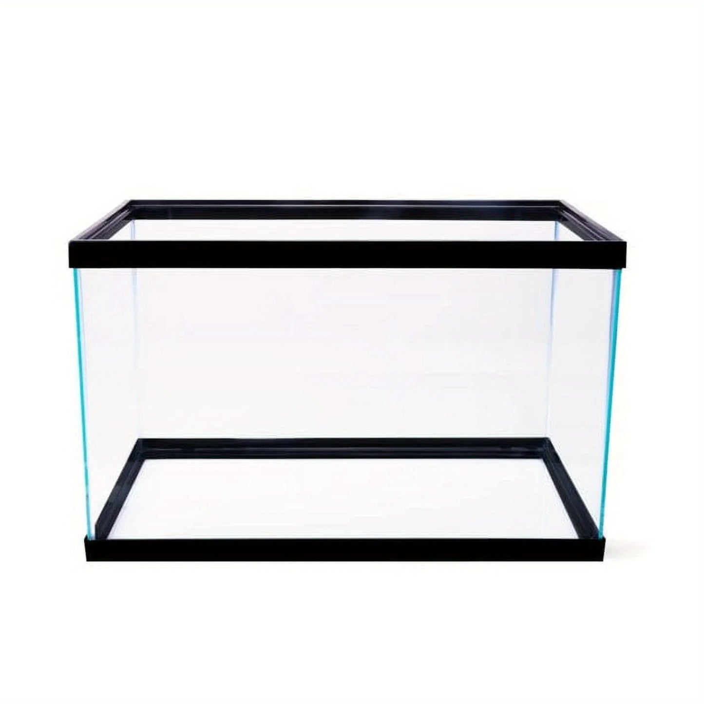 10 Gallon Transparent Glass Tank- Clear View, Durable, and Easy to Clean - Perfect for Freshwater or Saltwater Fish Keeping