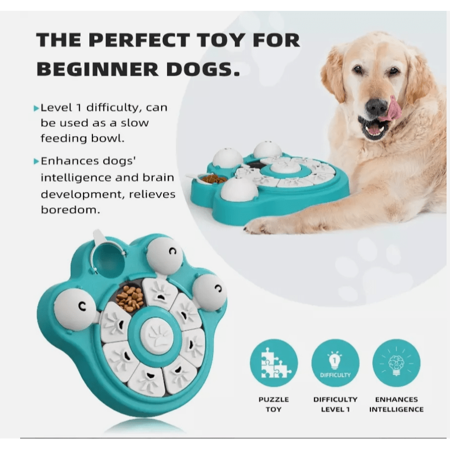 Dog Puzzle Toys Interactive Treat Puzzle Toy for toy level 1 with call button