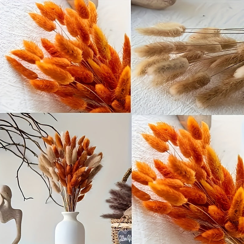 42/43/45pcs Rustic Wheat & Dried Flower Decor Set - Perfect for Fall, Thanksgiving, Halloween, and Christmas - Versatile Tabletop Accents