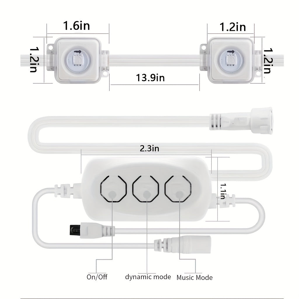 150FT/100FT/50FT, Permanent Outdoor Lights, Smart RGBIC Outdoor Lights With 75 Scene Modes, Garden Yard, 150ft With 90LED Eaves Lights Garden Decor Christmas Festival, Work With Alexa, Google Assistant