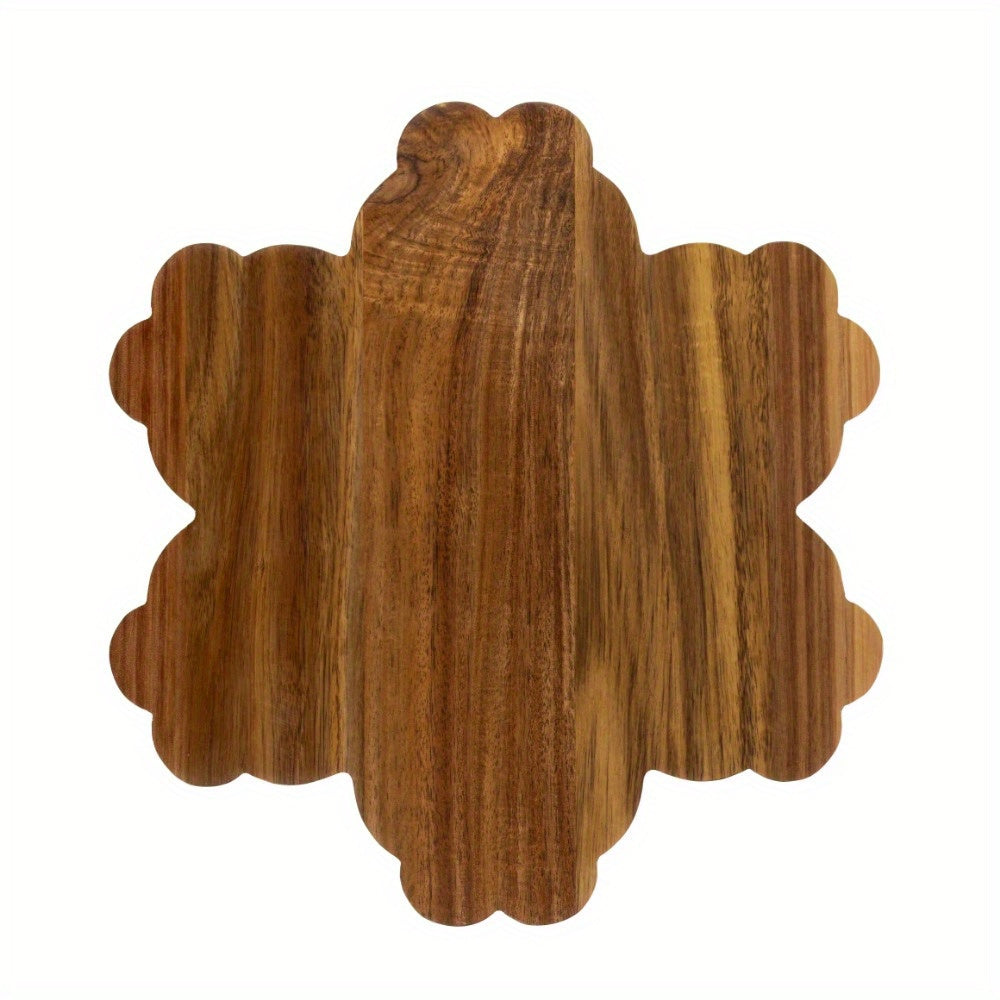 Decorative wood panels, acacia wood panels, 1 piece, snowflake wood panels, gingerbread man wood panels, add a touch of seasonal flavor to the room, sold separately