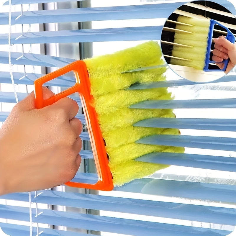 1pc, Deluxe Blinds Cleaning Brush - Easy-to-Remove, Machine Washable, Effective Dust Removal Tool for Window Blinds, Air Conditioner, Car Air Outlets, Essential Household Cleaning Supplies