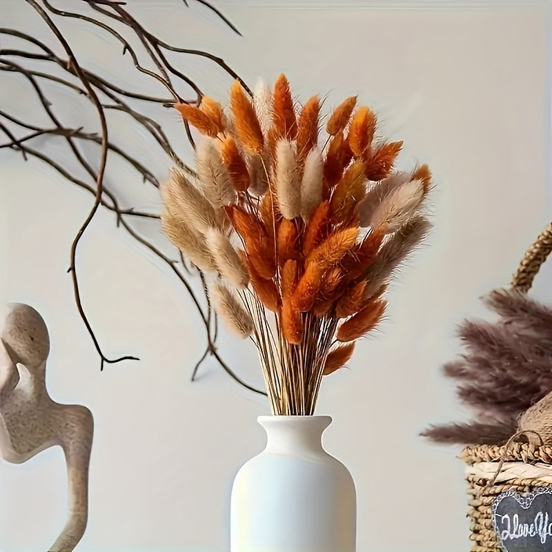 42/43/45pcs Rustic Wheat & Dried Flower Decor Set - Perfect for Fall, Thanksgiving, Halloween, and Christmas - Versatile Tabletop Accents