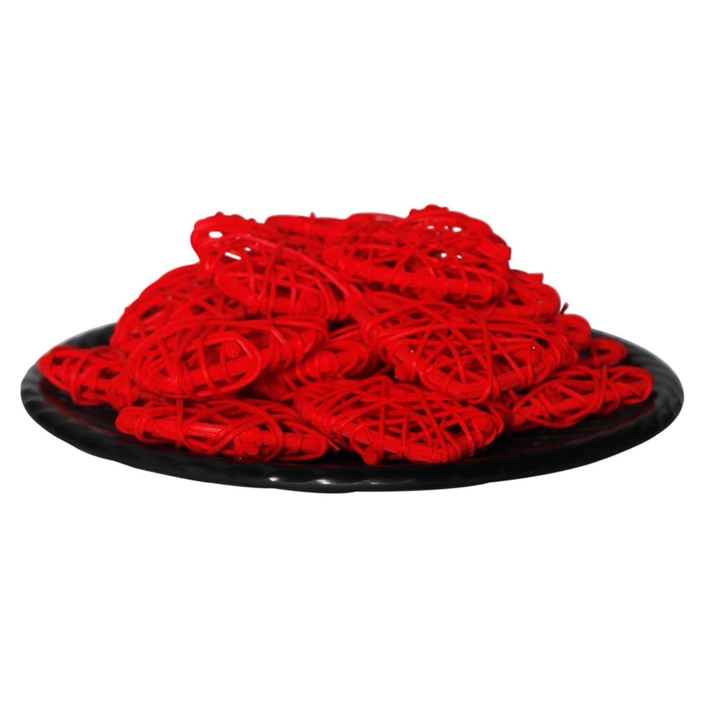 12pcs Valentines Day Heart Shaped Rattan Balls Decorations - Romantic DIY Filler Ornaments for Home, Wedding, and Table Decor - Red, Wicker, Handmade, Easy to Assemble, Reusable, and Perfect for Love-themed Party