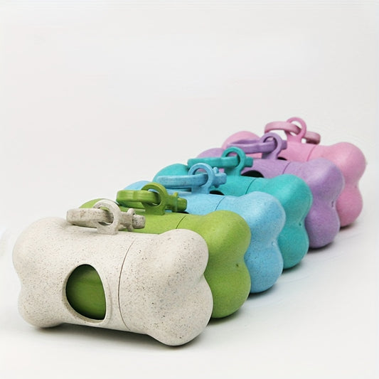 Durable Plastic Bone-Shaped Dog Waste Dispenser,