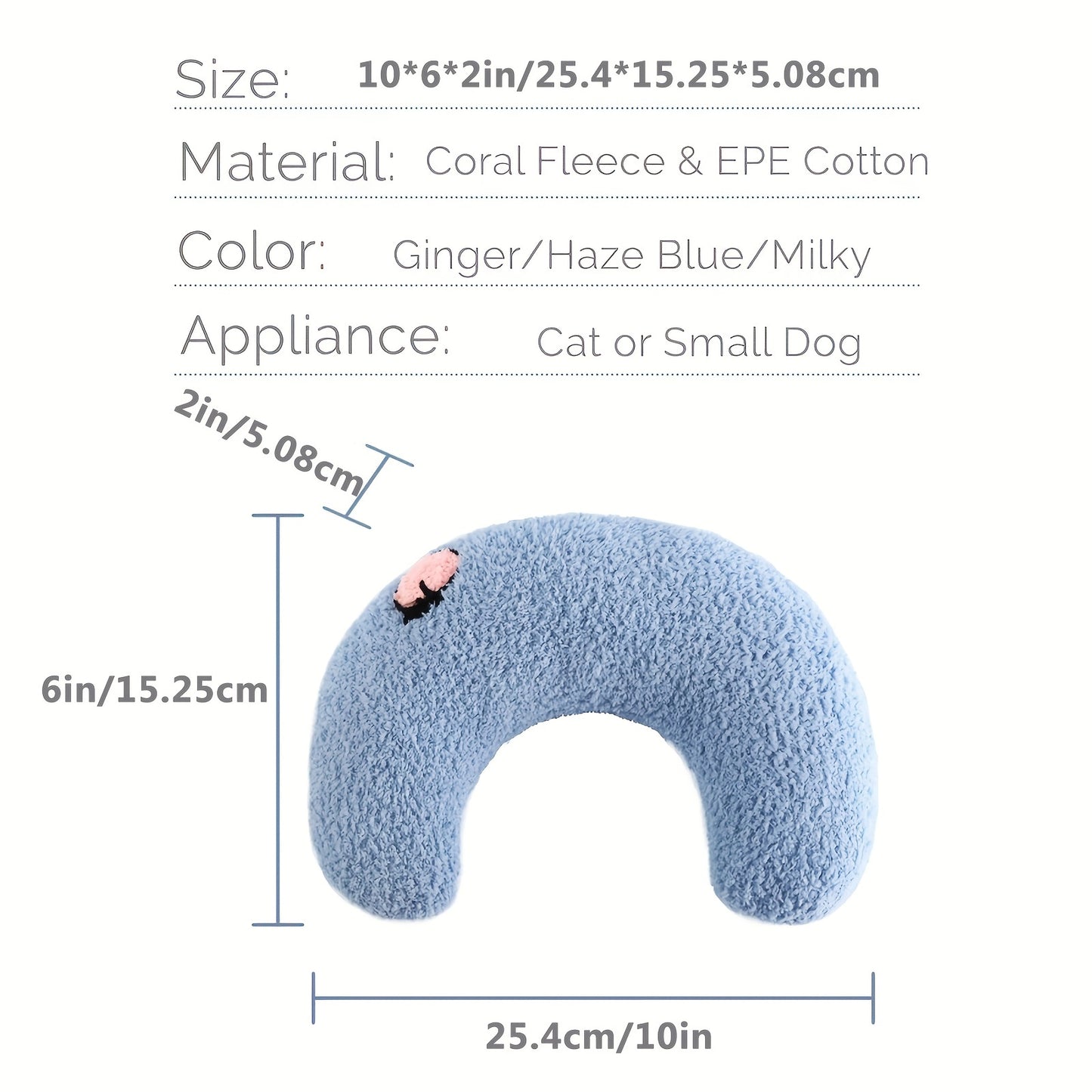 Comforting Memory Foam Cat Pillow