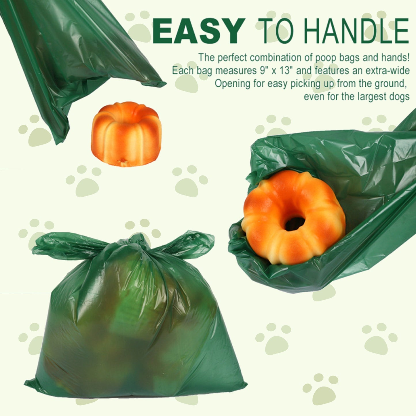 Pet Supplies Best-selling Dog Poop Bags On The Internet, Biodegradable, 600 Dog Waste Bags In A Box (40 Rolls, 15 Bags Per Roll)