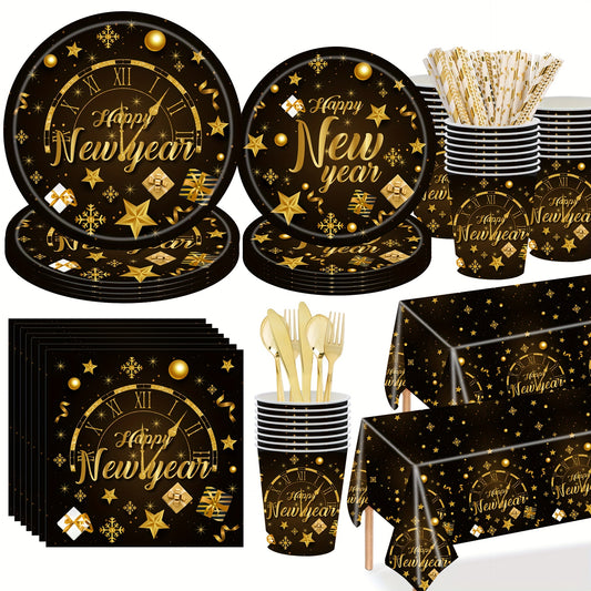 New Year's Celebration Party Supplies Set