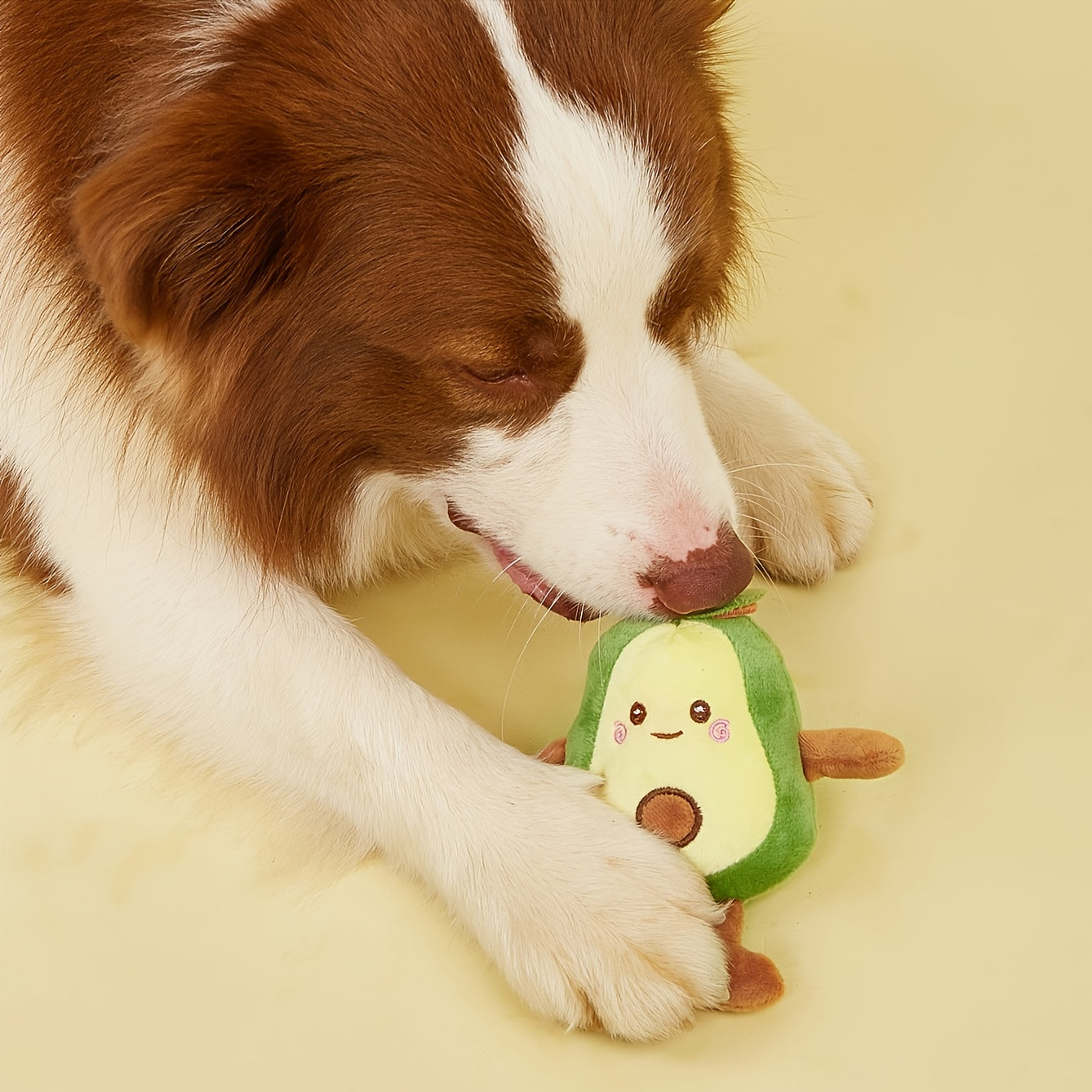 1pc Adorable Interactive Avocado Plush Toy